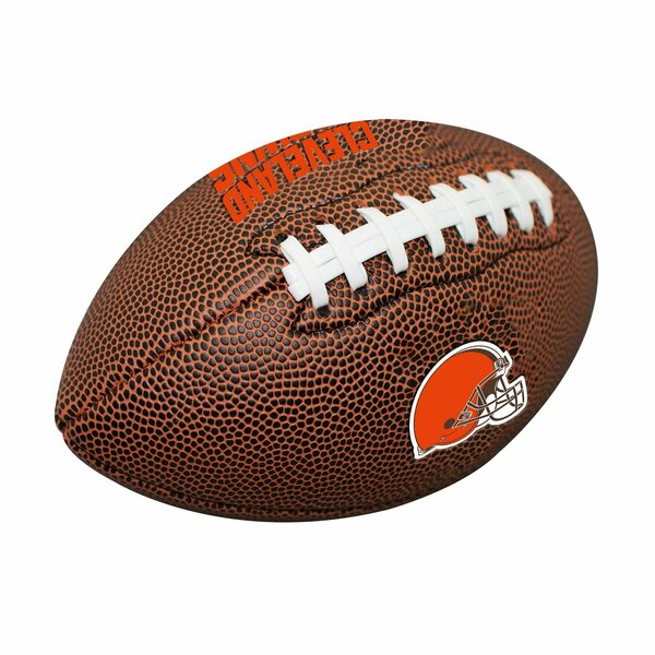 Logo Brands Cleveland Browns Mini Size Composite Football 608-93MC-1